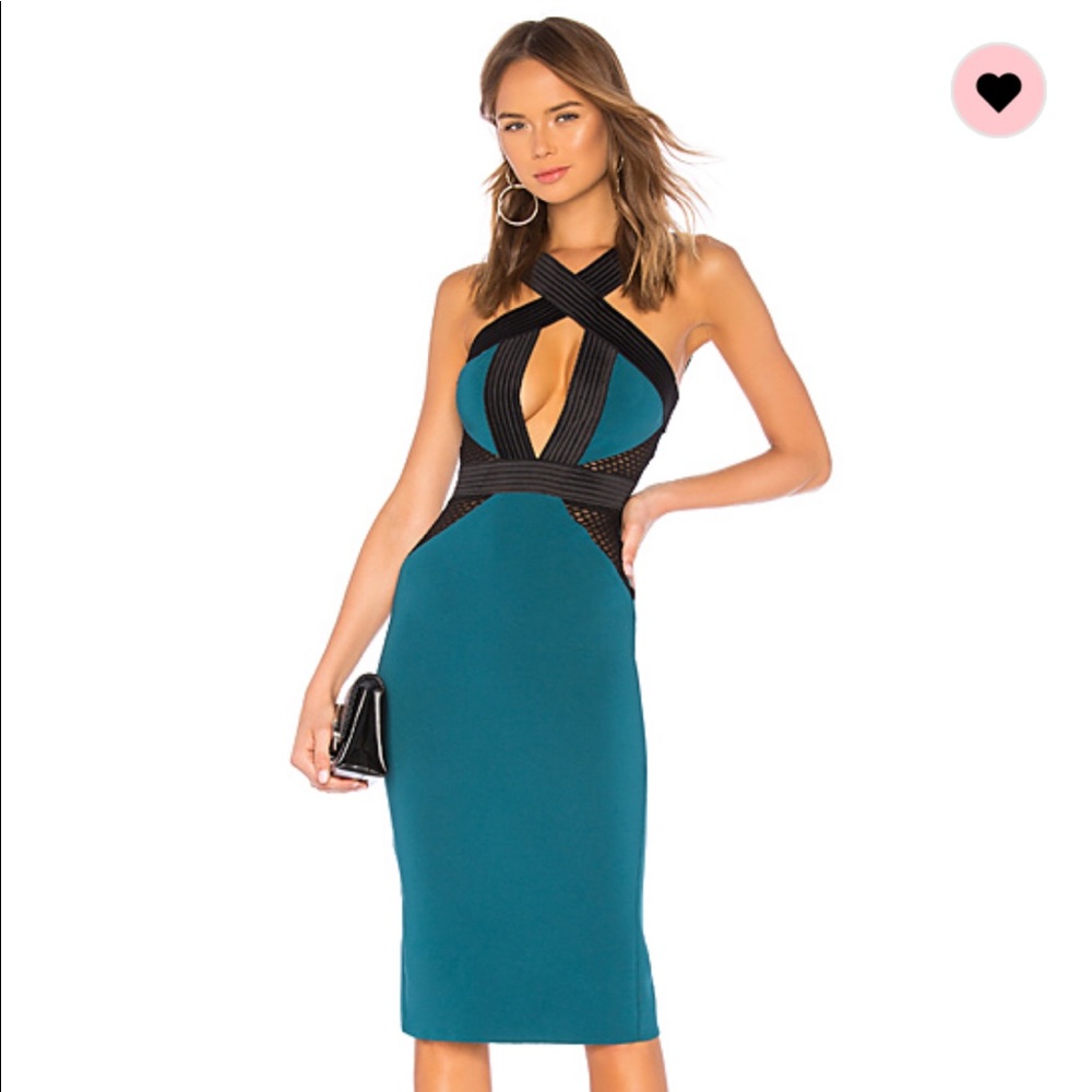 Michael Costello Elaine Midi dress
